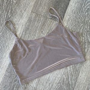 Missguided slinky cropped tank